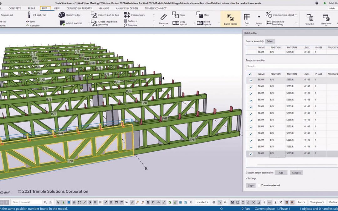 Trimble launches Tekla 2021 structural BIM solutions