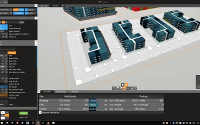 Testfit.io: optimised building modelling