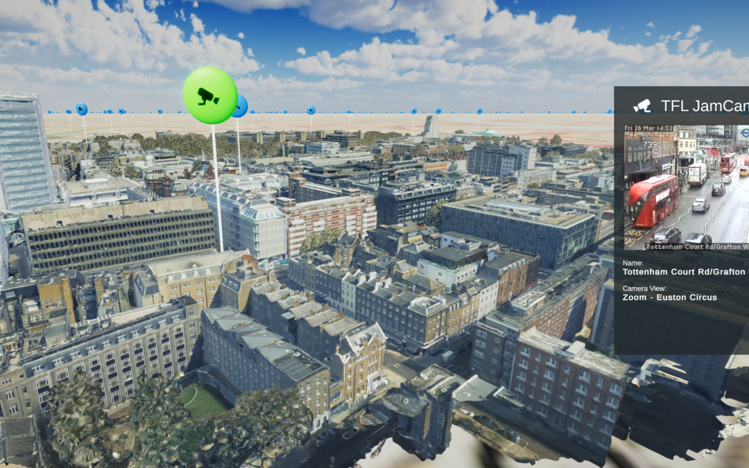 Mesh models underpin Bartlett dynamic map of London