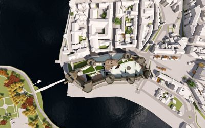 Buttress uses Bluesky 3D models for real-world context
