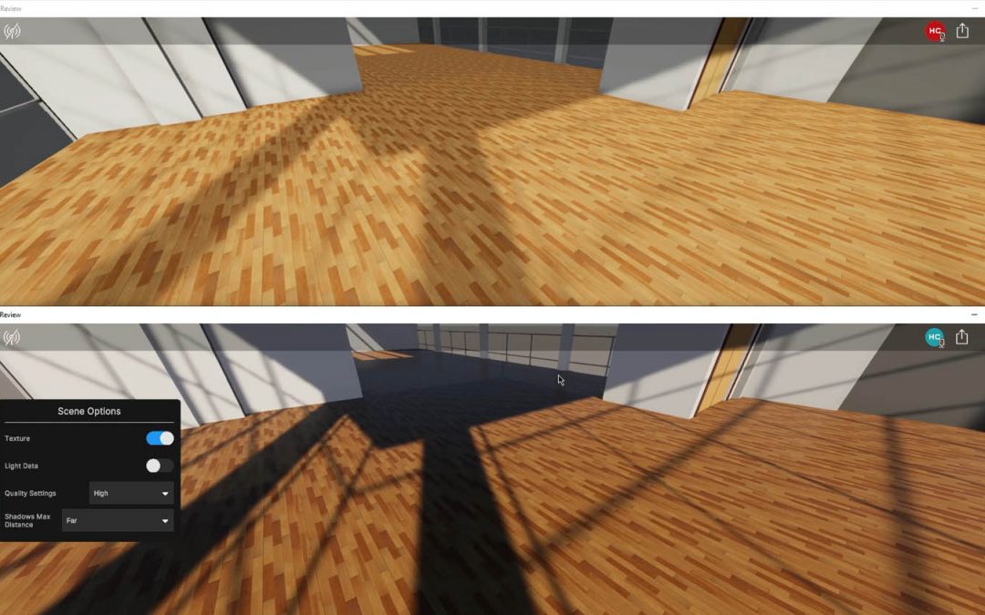Annotations added to Unity Reflect Review