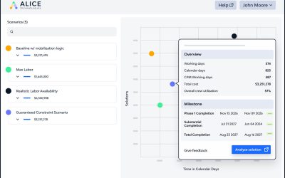 Alice uses AI to optimise P6 schedules