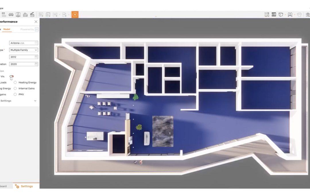 Enscape to visualise energy efficiency of building designs