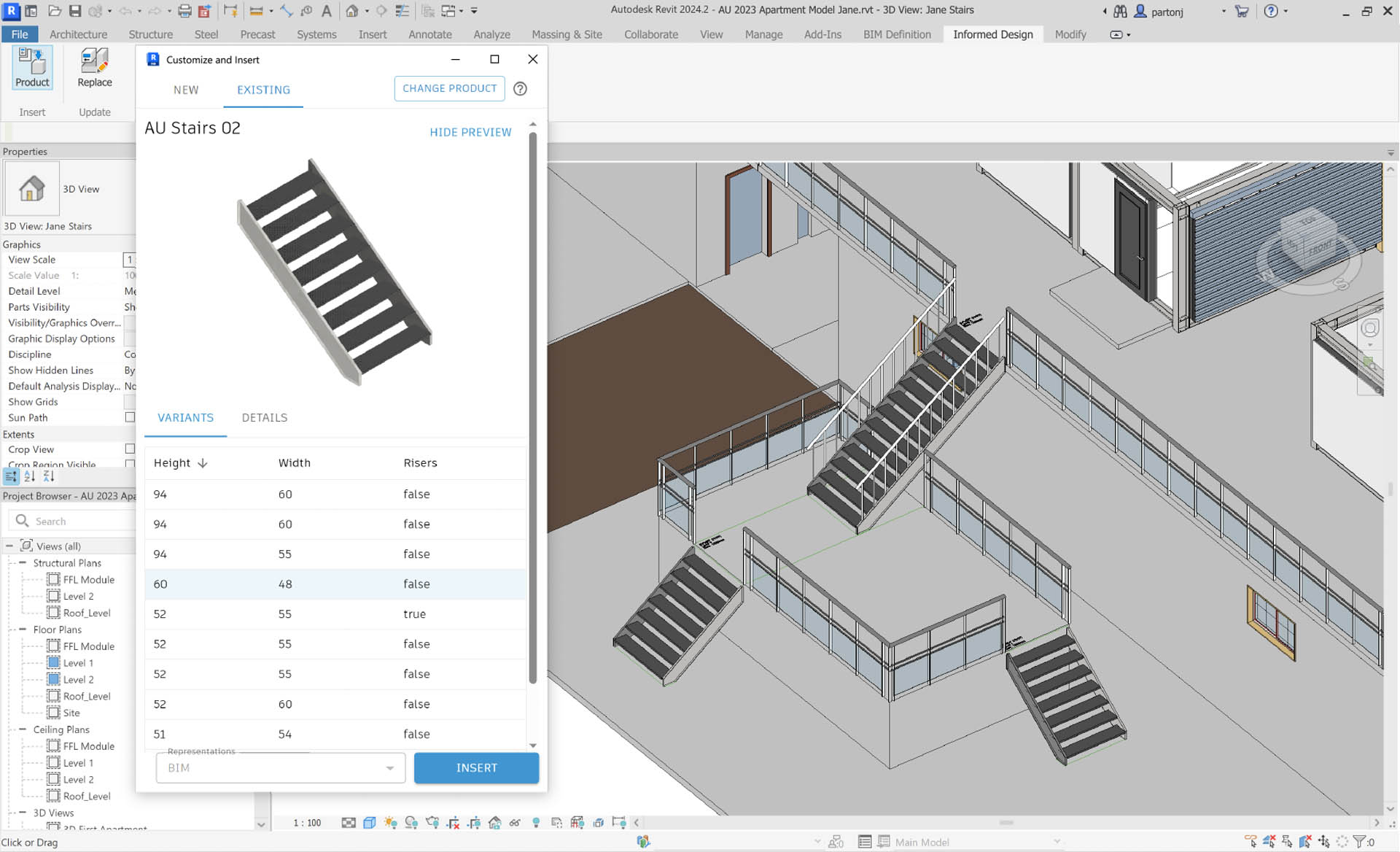Informed Design for Revit