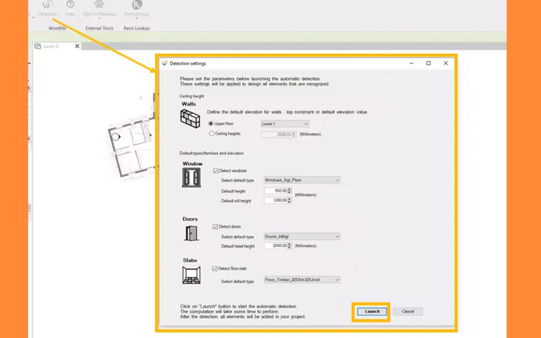 AI generates Revit models from 2D plans