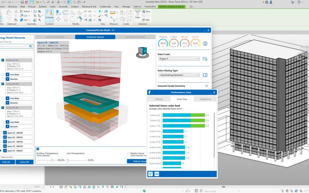 FenestraPro – façade design / envelope analysis