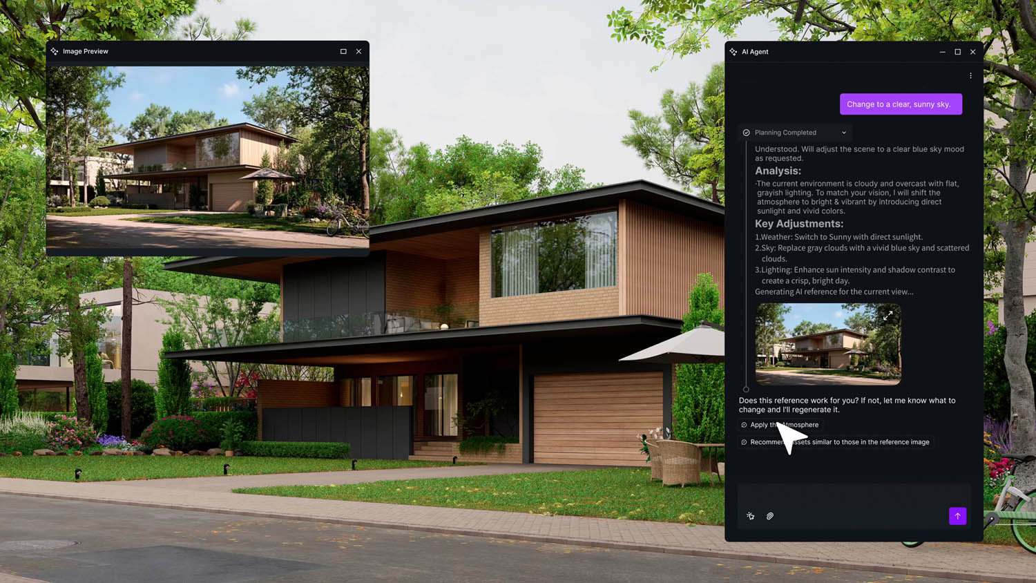 D5 Render AI Scene Match